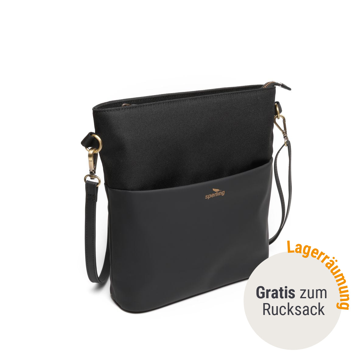 Nachhaltige Damen Handtasche in Schwarz #Farbe_Raven Midnight
