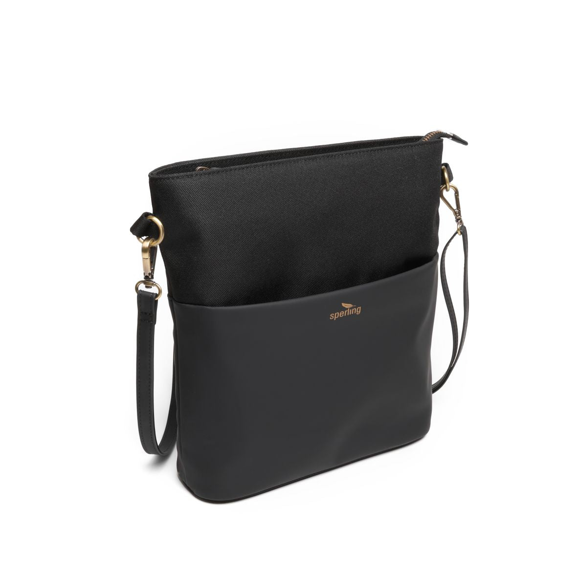 Nachhaltige Damen Handtasche in Schwarz #Farbe_Raven Midnight