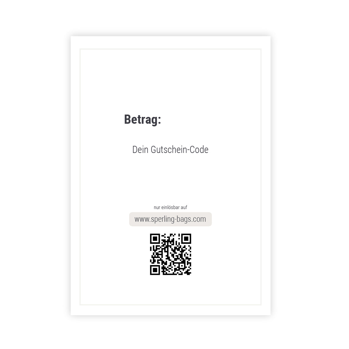 Geschenkgutschein