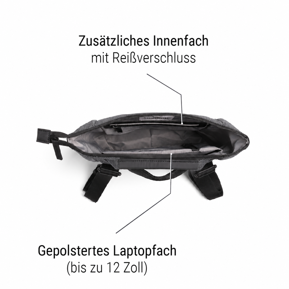 Triple-Small Reflective Midnight