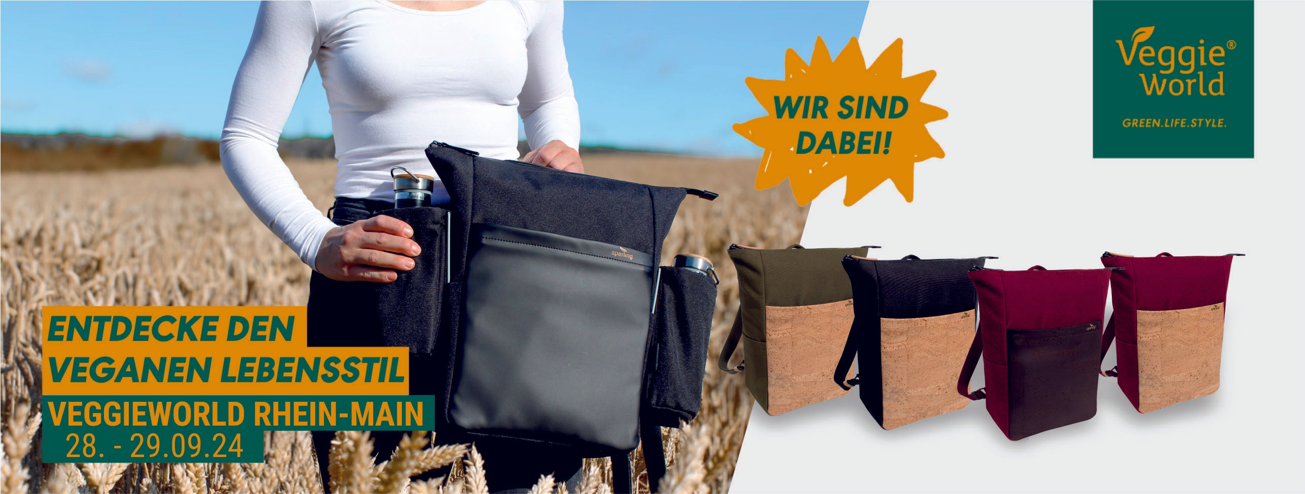 Sperling Bags auf der VeggieWorld Rhein-Main 2024