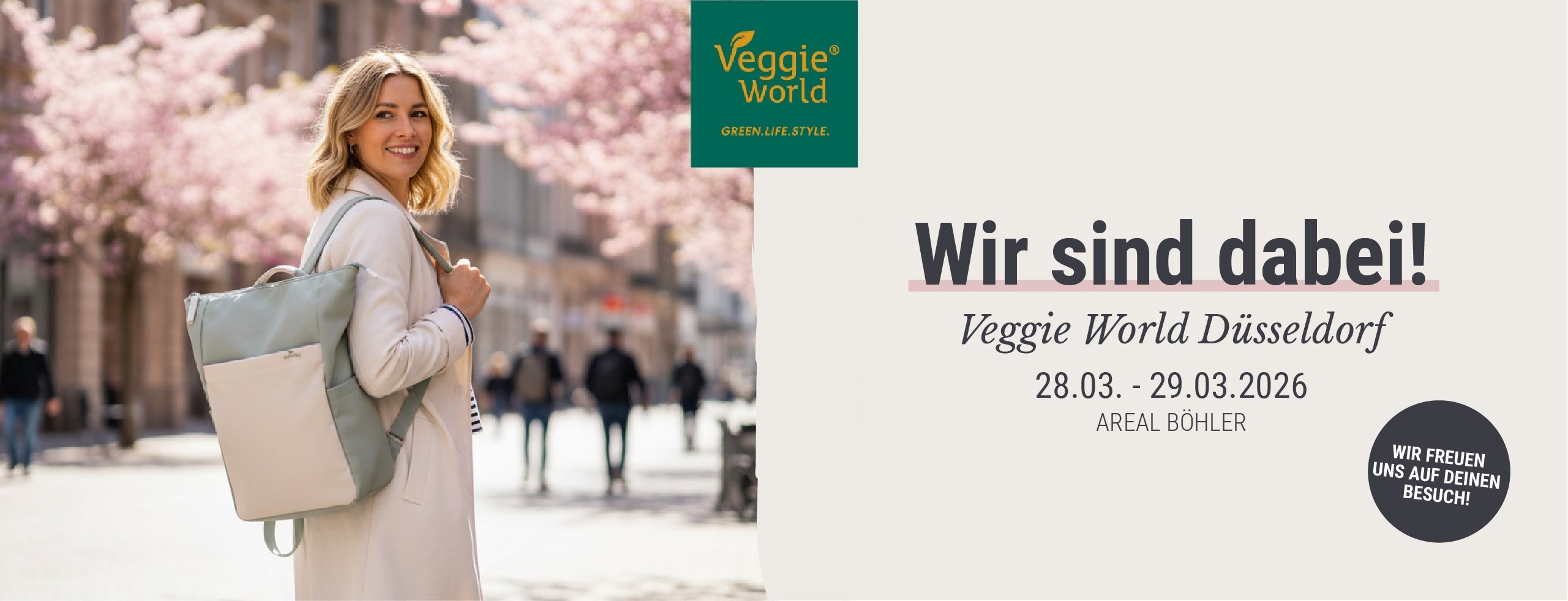 Nach 2 Jahren Pause geht es wieder auf die VeggieWorld! 🌱