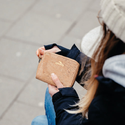 Kleines Damen Portemonnaie #Farbe_Cream