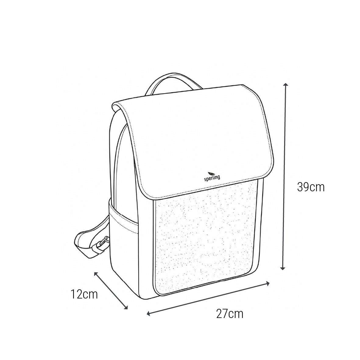 "Ready" 2-in-1 Rucksack mit Flap