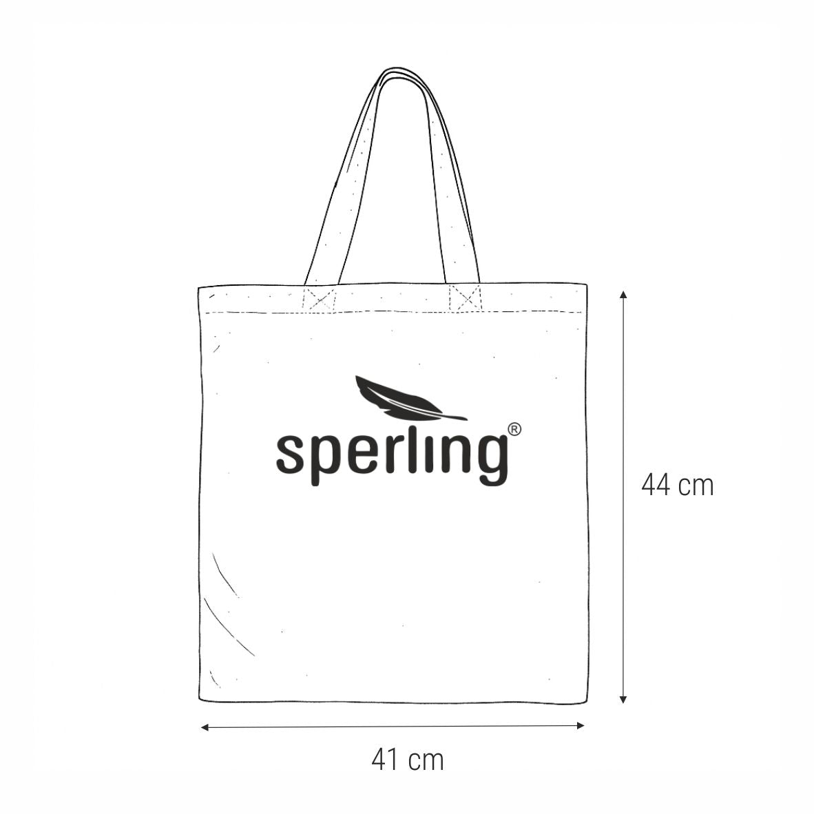 Jutebeutel bedruckt mit Sperling Logo