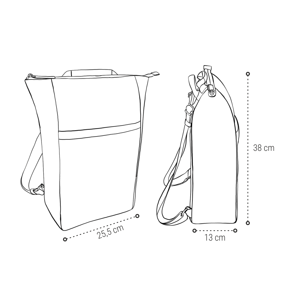 "Triple" 2-in-1 Rucksack