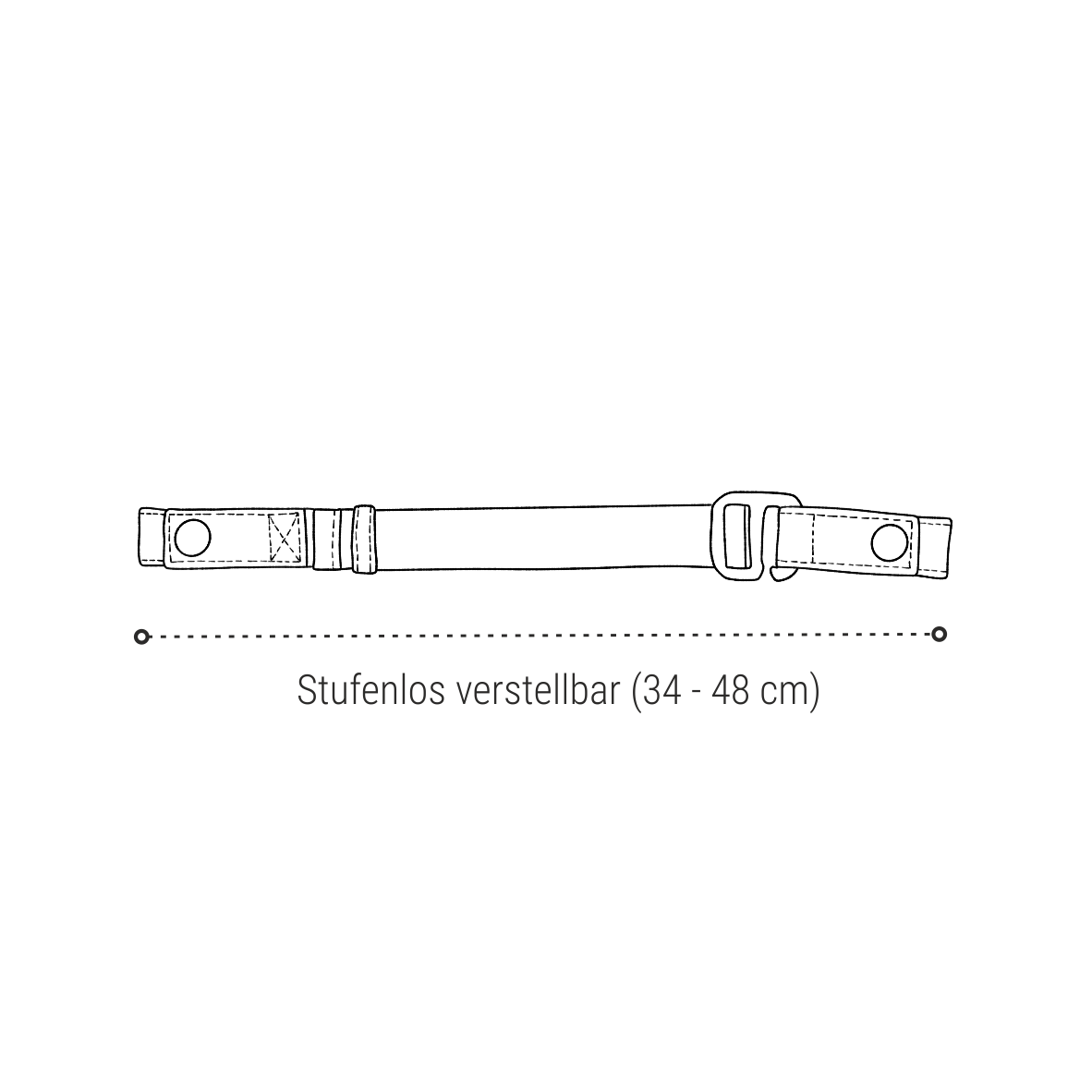 Brustgurt für "Daily" Rucksack