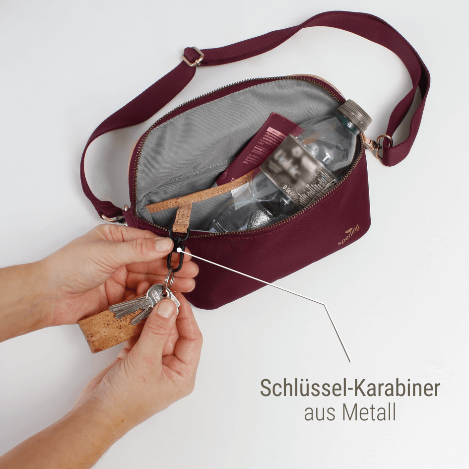 Innenfächer in nachhaltiger Gürteltasche #Farbe_Robin Cream