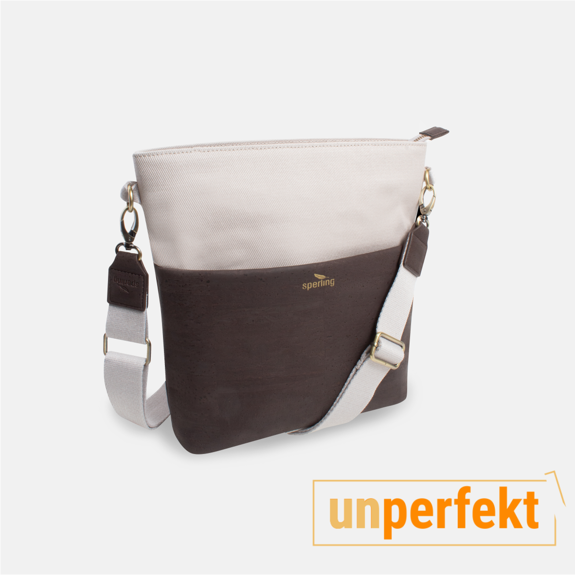 graue tasche ohne Leder #Farbe_Tern Chocolate