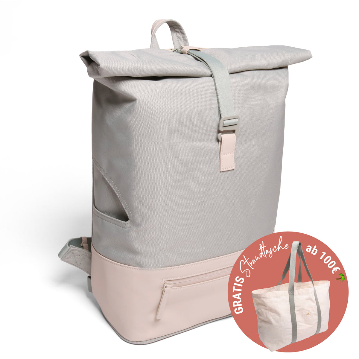 Nachhaltiger Rolltop-Rucksack | Damen Herren