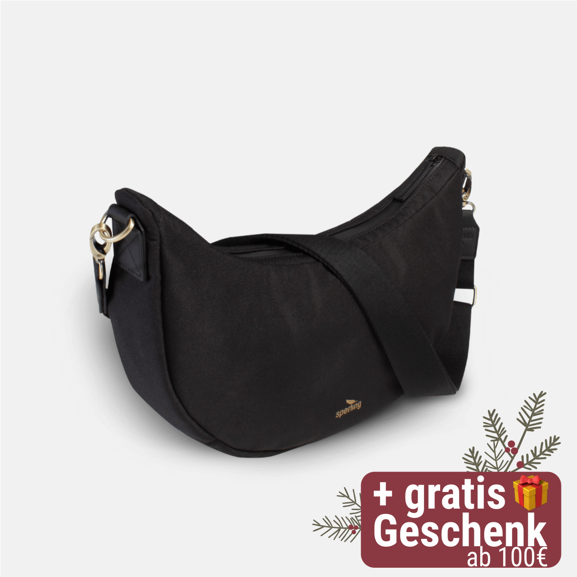 Nachhaltige Moonbag für Damen #Farbe_Raven Midnight