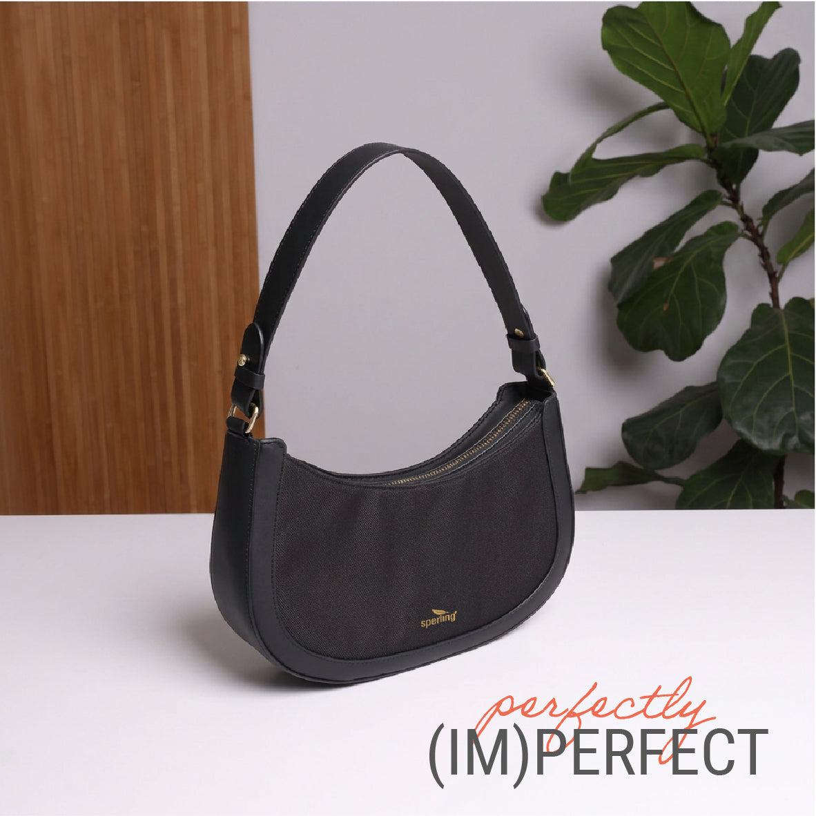 "Sassy" Handtasche mit kurzem Gurt Imperfect