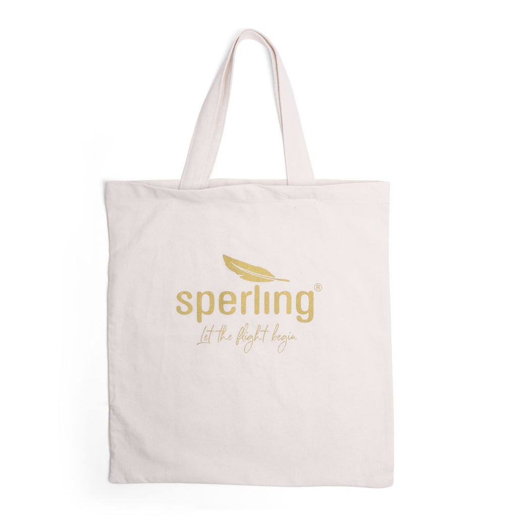 jutebeutel aufbewahren Jutebeutel bedruckt mit Sperling Logo
