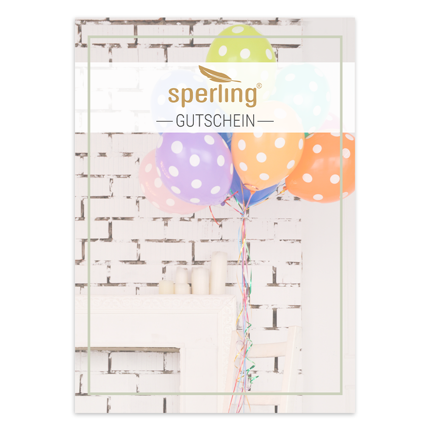 Geburtstagsgutschein von Sperling